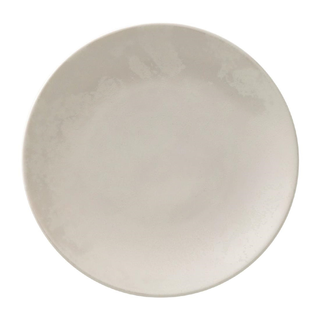 Royal Crown Derby Crushed Velvet Pearl Coupe Plate 164mm (Pack of 6) - FE135 Plates Royal Crown Derby