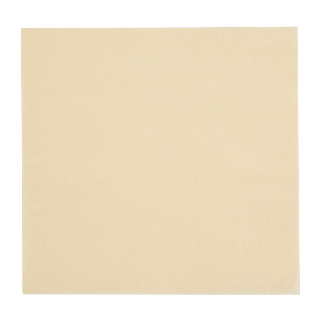 Fiesta Recyclable Lunch Napkin Cream 33x33cm 2ply 1/4 Fold (Pack of 2000) - FE220  Fiesta