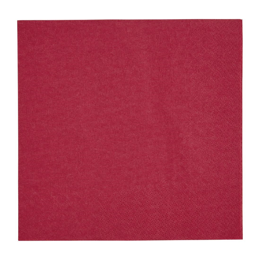 Fiesta Recyclable Lunch Napkin Bordeaux 33x33cm 2ply 1/4 Fold (Pack of 2000) - FE221  Fiesta