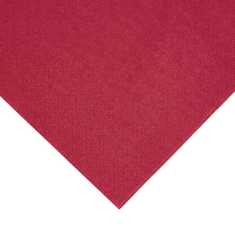 Fiesta Recyclable Lunch Napkin Bordeaux 33x33cm 2ply 1/4 Fold (Pack of 2000) - FE221  Fiesta