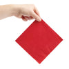 Fiesta Recyclable Lunch Napkin Red 33x33cm 2ply 1/4 Fold (Pack of 2000) - FE222  Fiesta
