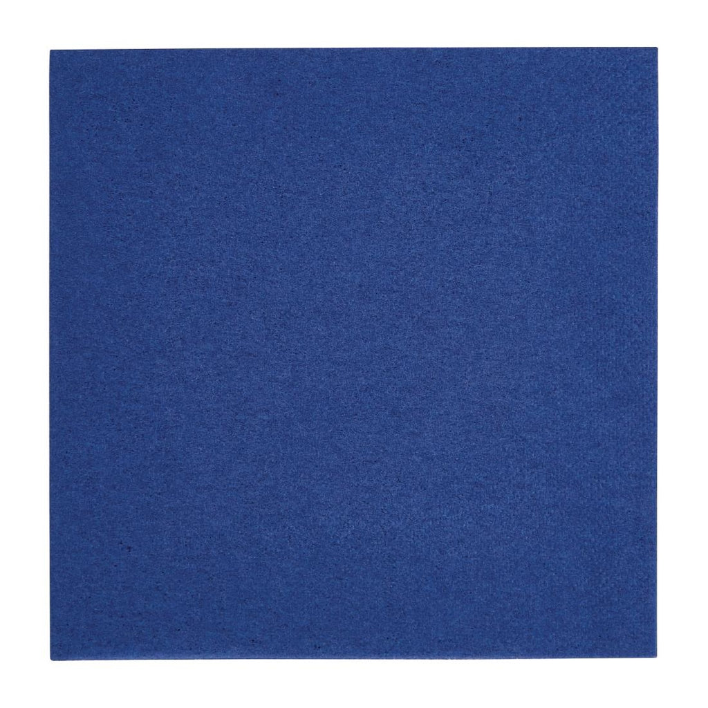 Fiesta Recyclable Lunch Napkin Blue 33x33cm 2ply 1/4 Fold (Pack of 2000) - FE224  Fiesta