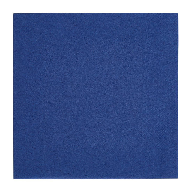 Fiesta Recyclable Lunch Napkin Blue 33x33cm 2ply 1/4 Fold (Pack of 2000) - FE224  Fiesta