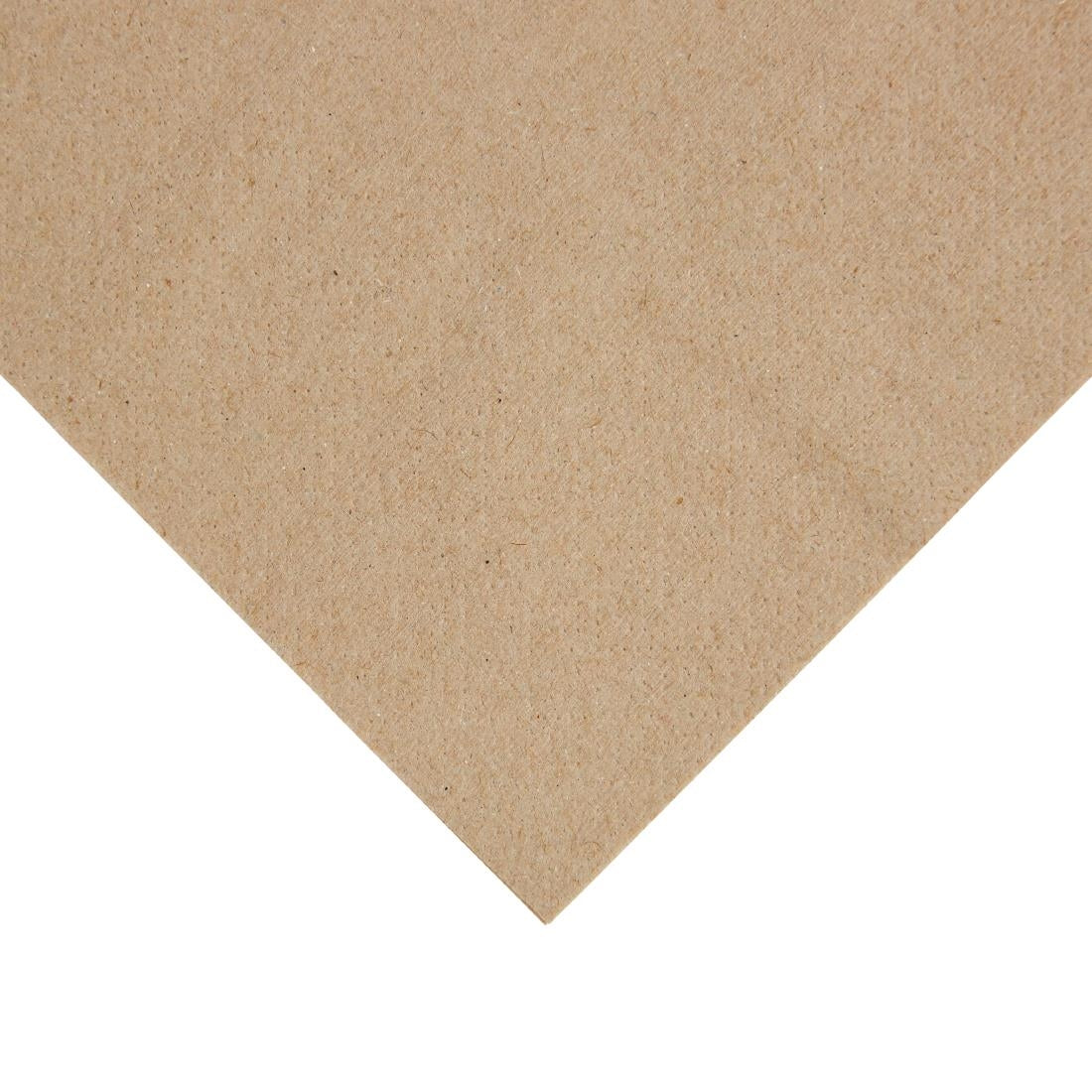 Fiesta Recyclable Recycled Lunch Napkin Kraft 33x33cm 2ply 1/4 Fold (Pack of 2000) - FE226  Fiesta