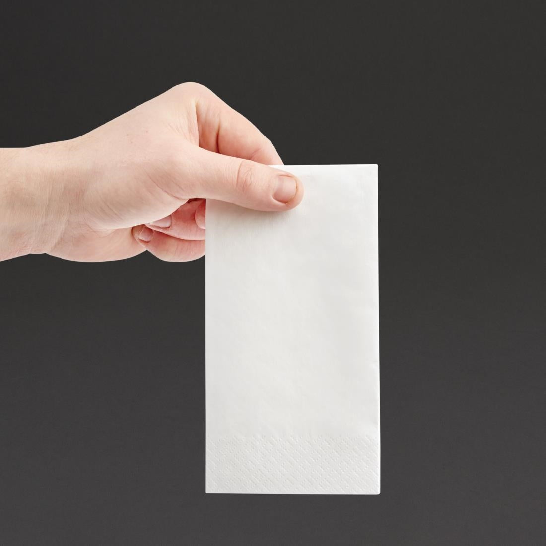 Fiesta Recyclable Lunch Napkin White 330x330mm 2ply 1/8 Fold (Pack of 2000) - FE227  Fiesta