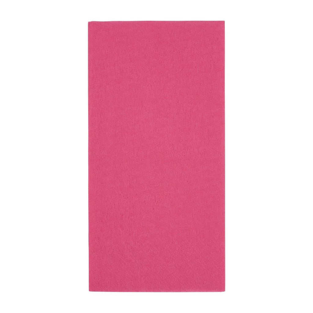 Fiesta Recyclable Lunch Napkin Pink 33x33cm 2ply 1/8 Fold (Pack of 2000) - FE230  Fiesta