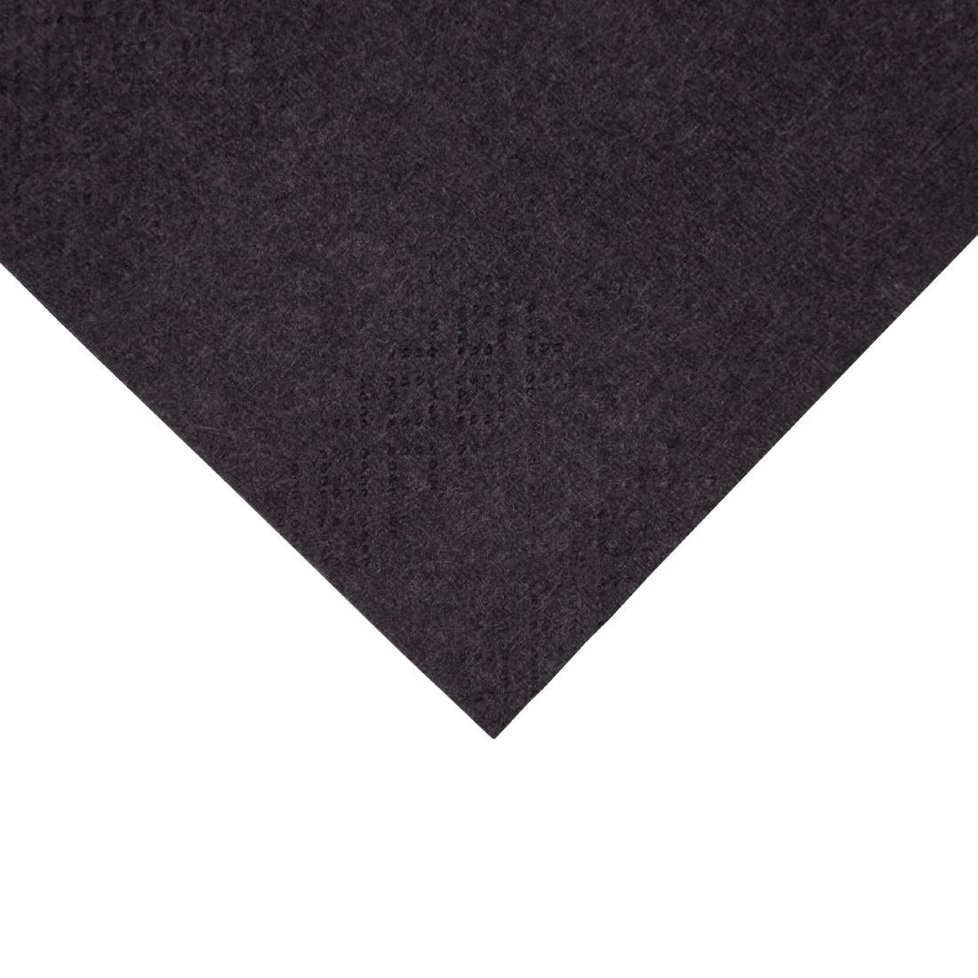 Fiesta Recyclable Lunch Napkin Black 33x33cm 2ply 1/8 Fold (Pack of 2000) - FE233  Fiesta
