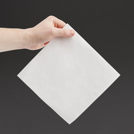 Fiesta Recyclable Dinner Napkin White 40x40cm 2ply 1/4 Fold (Pack of 2000) - FE235  Fiesta