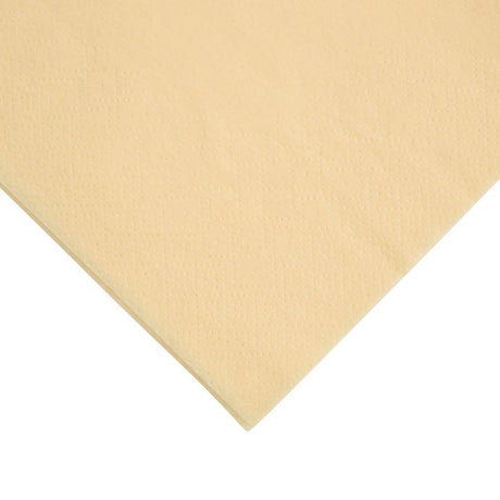 Fiesta Recyclable Dinner Napkin Cream 40x40cm 2ply 1/4 Fold (Pack of 2000) - FE236  Fiesta