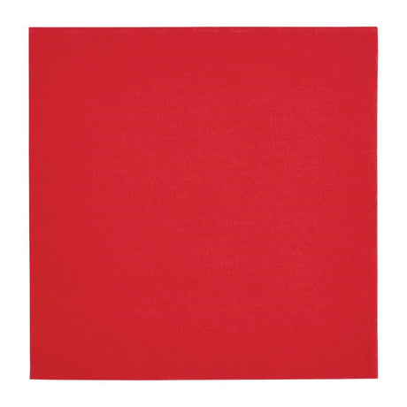 Fiesta Recyclable Dinner Napkin Red 40x40cm 2ply 1/4 Fold (Pack of 2000) - FE238  Fiesta