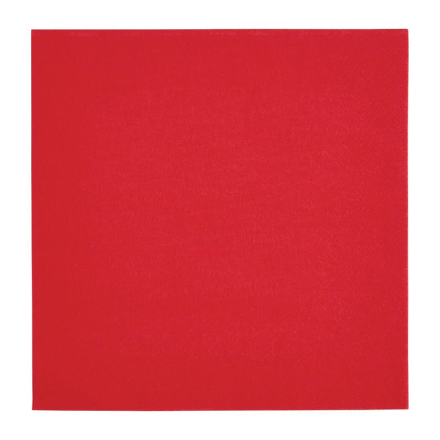 Fiesta Recyclable Dinner Napkin Red 40x40cm 2ply 1/4 Fold (Pack of 2000) - FE238  Fiesta