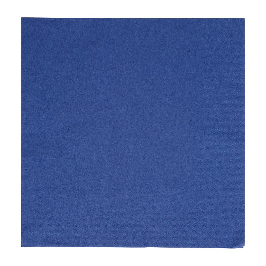 Fiesta Recyclable Dinner Napkin Dark Blue 40x40cm 2ply 1/4 Fold (Pack of 2000) - FE240  Fiesta