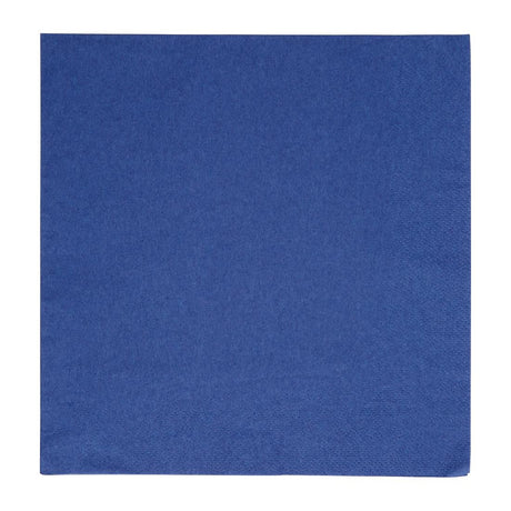 Fiesta Recyclable Dinner Napkin Dark Blue 40x40cm 2ply 1/4 Fold (Pack of 2000) - FE240  Fiesta