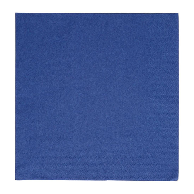 Fiesta Recyclable Dinner Napkin Dark Blue 40x40cm 2ply 1/4 Fold (Pack of 2000) - FE240  Fiesta