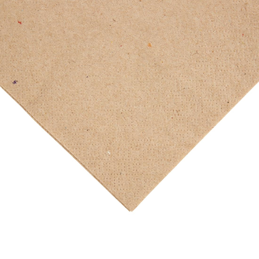 Fiesta Recyclable Recycled Dinner Napkin Kraft 40x40cm 2ply 1/4 Fold (Pack of 2000) - FE242  Fiesta
