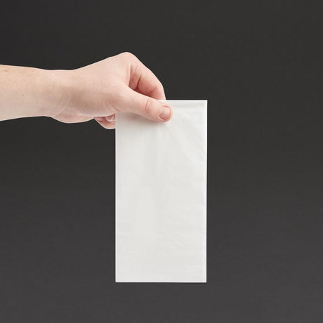 Fiesta Recyclable Dinner Napkin White 40x40cm 2ply 1/8 Fold (Pack of 2000) - FE243  Fiesta