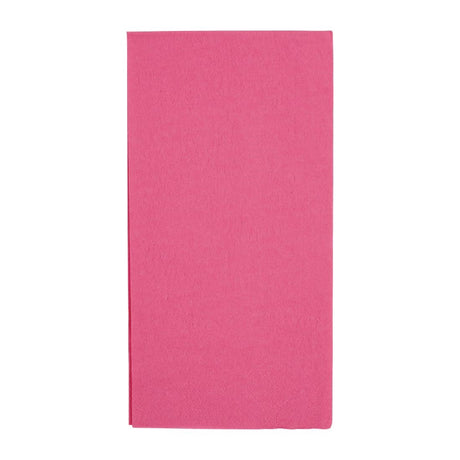 Fiesta Recyclable Dinner Napkin Pink 40x40cm 2ply 1/8 Fold (Pack of 2000) - FE246  Fiesta