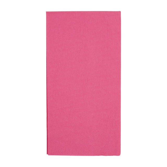 Fiesta Recyclable Dinner Napkin Pink 40x40cm 2ply 1/8 Fold (Pack of 2000) - FE246  Fiesta