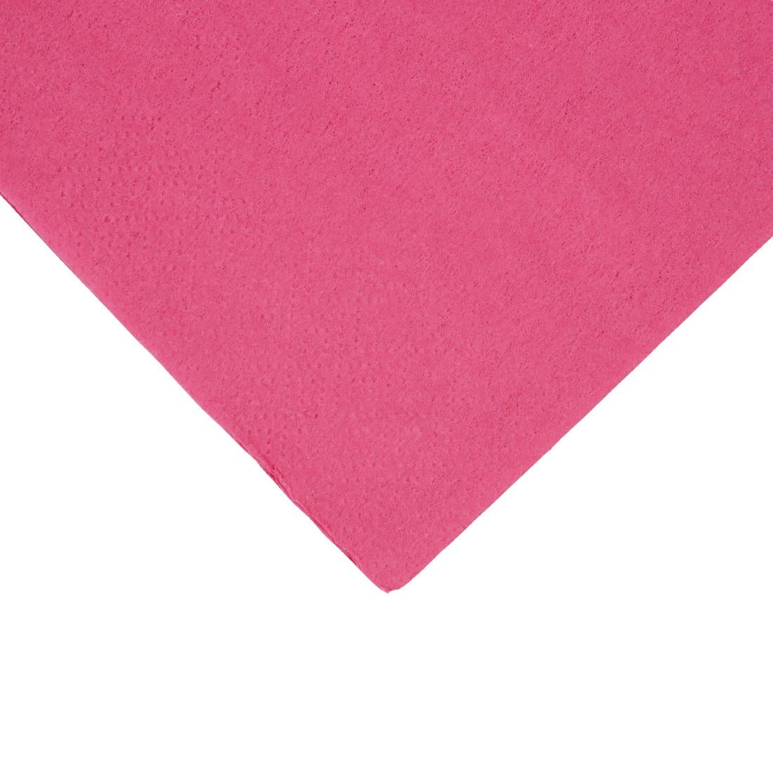 Fiesta Recyclable Dinner Napkin Pink 40x40cm 2ply 1/8 Fold (Pack of 2000) - FE246  Fiesta
