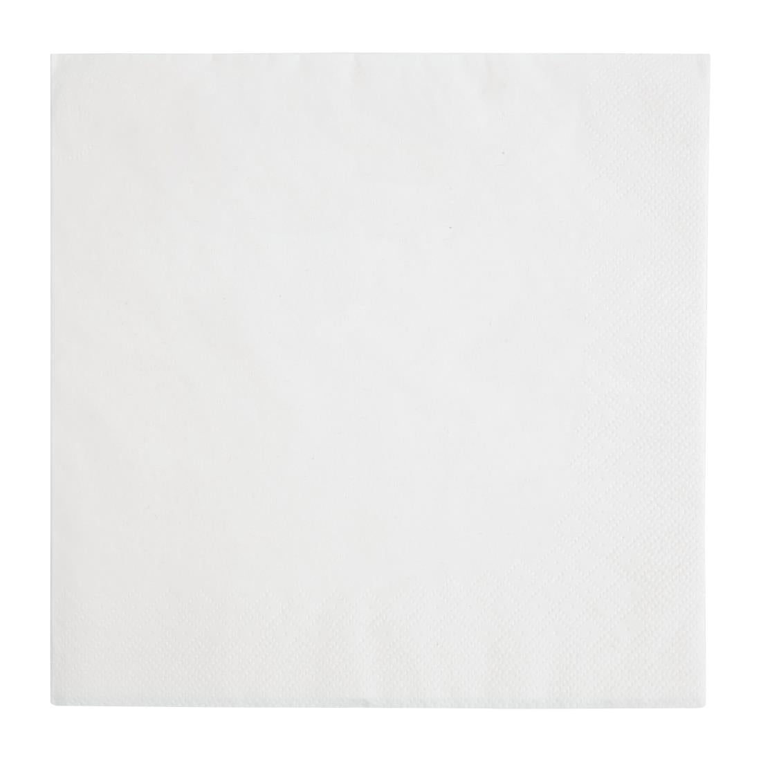 Fiesta Recyclable Dinner Napkin White 40x40cm 3ply 1/4 Fold (Pack of 1000) - FE251  Fiesta