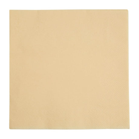 Fiesta Recyclable Dinner Napkin Cream 40x40cm 3ply 1/4 Fold (Pack of 1000) - FE252  Fiesta