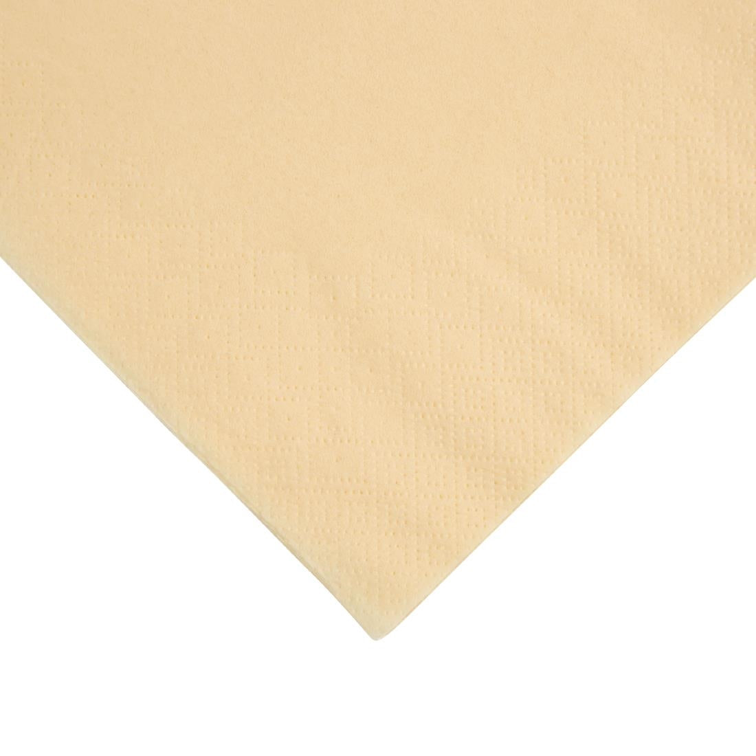 Fiesta Recyclable Dinner Napkin Cream 40x40cm 3ply 1/4 Fold (Pack of 1000) - FE252  Fiesta
