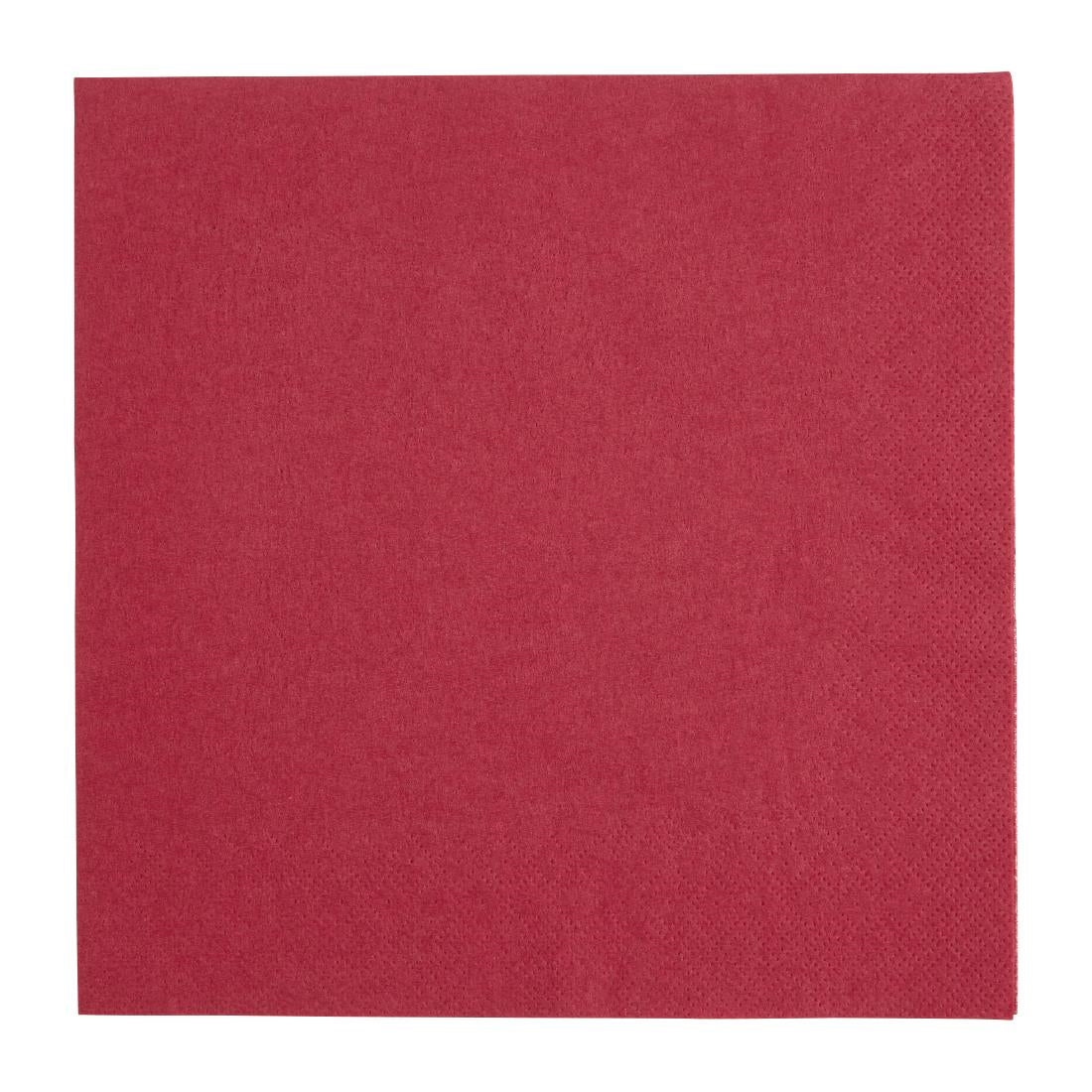 Fiesta Recyclable Dinner Napkin Bordeaux 40x40cm 3ply 1/4 Fold (Pack of 1000) - FE253  Fiesta