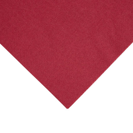 Fiesta Recyclable Dinner Napkin Bordeaux 40x40cm 3ply 1/4 Fold (Pack of 1000) - FE253  Fiesta