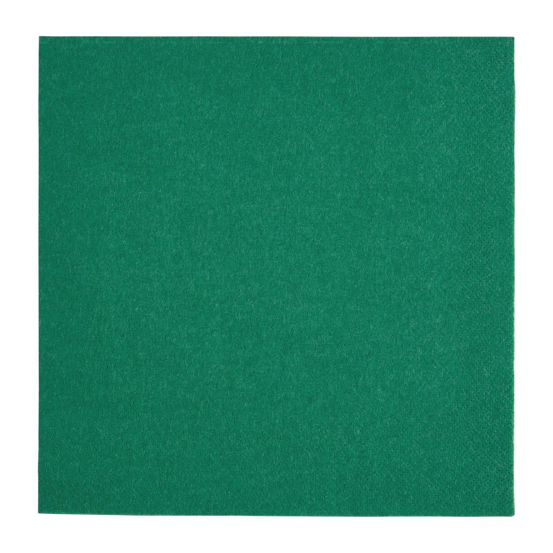 Fiesta Recyclable Dinner Napkin Dark Green 40x40cm 3ply 1/4 Fold (Pack of 1000) - FE255  Fiesta