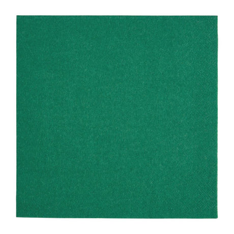 Fiesta Recyclable Dinner Napkin Dark Green 40x40cm 3ply 1/4 Fold (Pack of 1000) - FE255  Fiesta