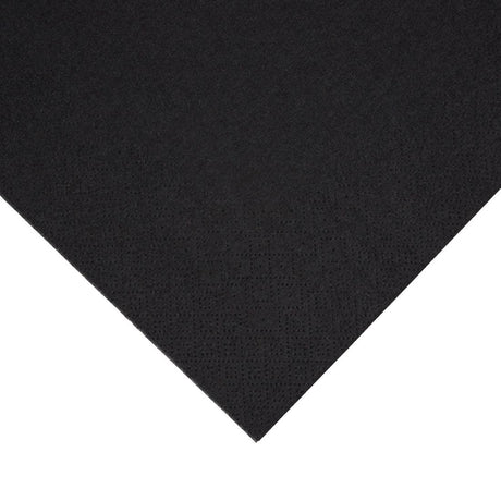Fiesta Recyclable Dinner Napkin Black 40x40cm 3ply 1/4 Fold (Pack of 1000) - FE257  Fiesta