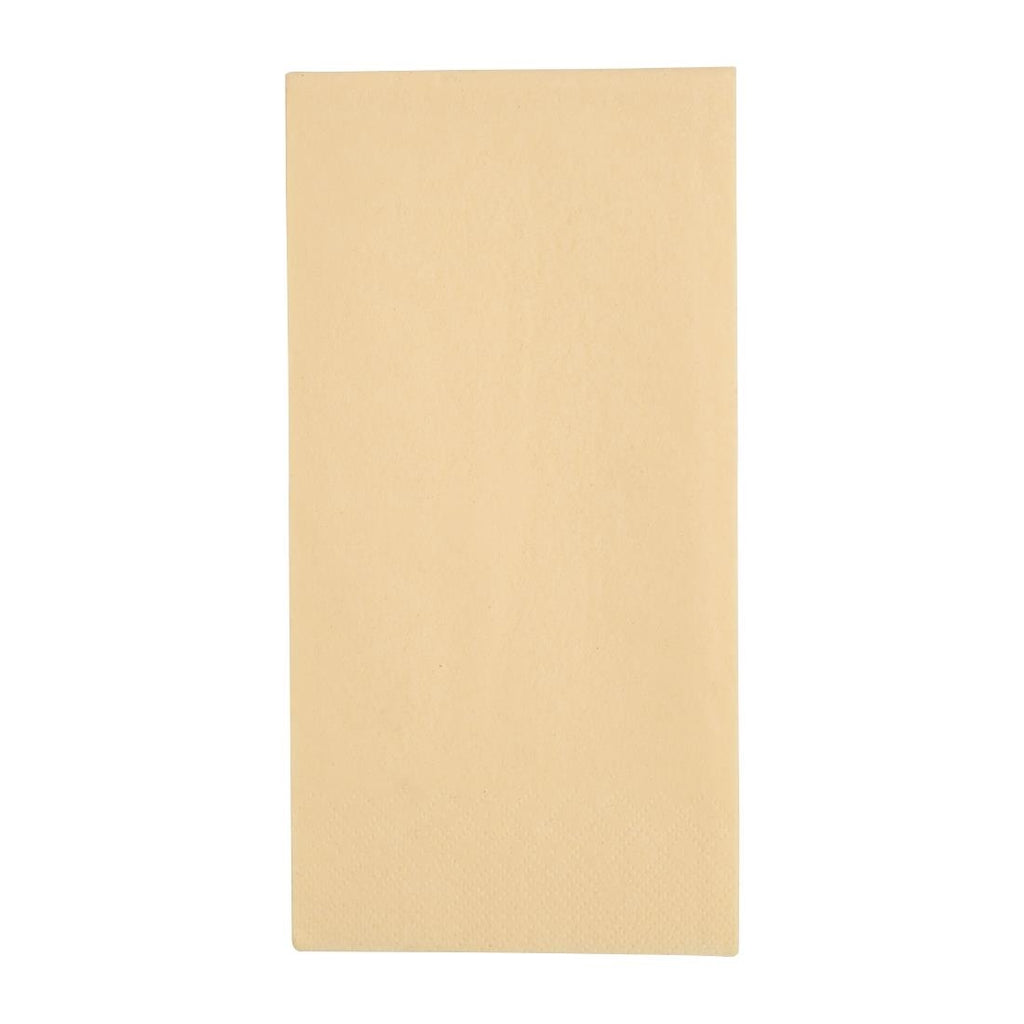Fiesta Recyclable Dinner Napkin Cream 40x40cm 3ply 1/8 Fold (Pack of 1000) - FE259  Fiesta
