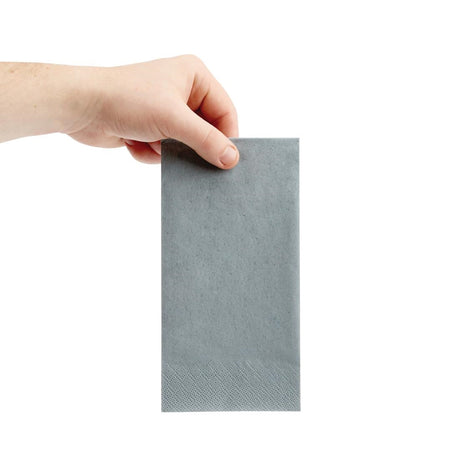 Fiesta Recyclable Dinner Napkin Grey 40x40cm 3ply 1/8 Fold (Pack of 1000) - FE260  Fiesta