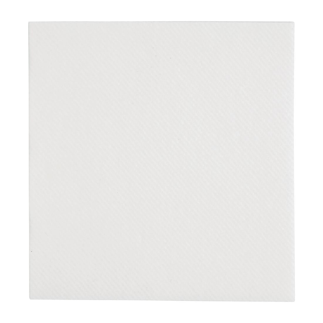 Fiesta Recyclable Premium Tablin Cocktail Napkin White 24x24cm Airlaid 1/4 Fold (Pk 2400) - FE262  Fiesta