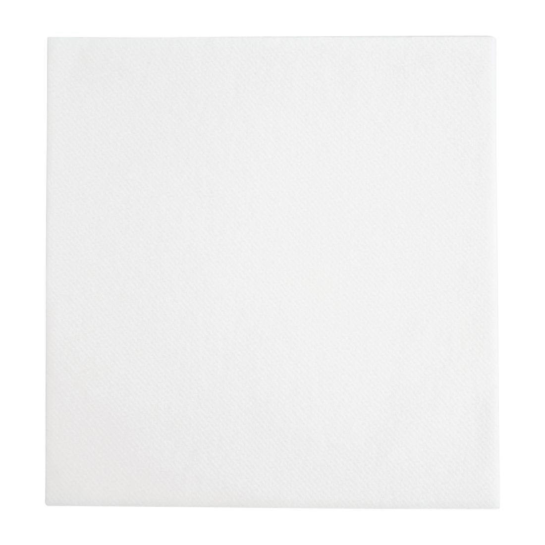 Fiesta Recyclable Premium Tablin Dinner Napkin White 40x40cm Airlaid 1/4 Fold (Pack of 500) - FE264  Fiesta