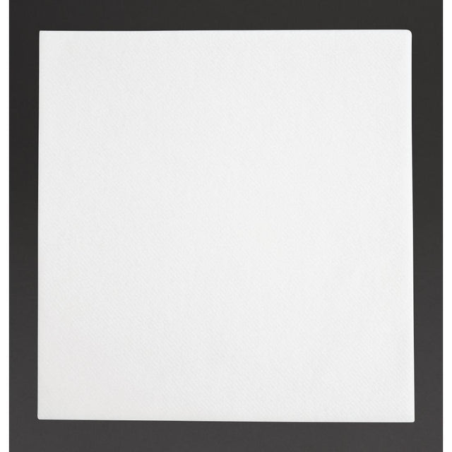 Fiesta Recyclable Premium Tablin Dinner Napkin White 40x40cm Airlaid 1/4 Fold (Pack of 500) - FE264  Fiesta