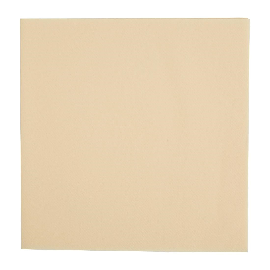 Fiesta Recyclable Premium Tablin Dinner Napkin Cream 40x40cm Airlaid 1/4 Fold (Pack of 500) - FE265  Fiesta