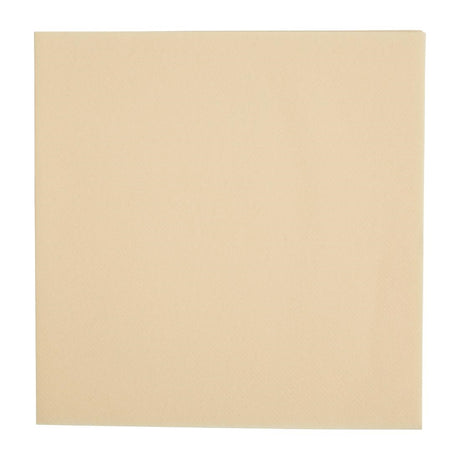 Fiesta Recyclable Premium Tablin Dinner Napkin Cream 40x40cm Airlaid 1/4 Fold (Pack of 500) - FE265  Fiesta