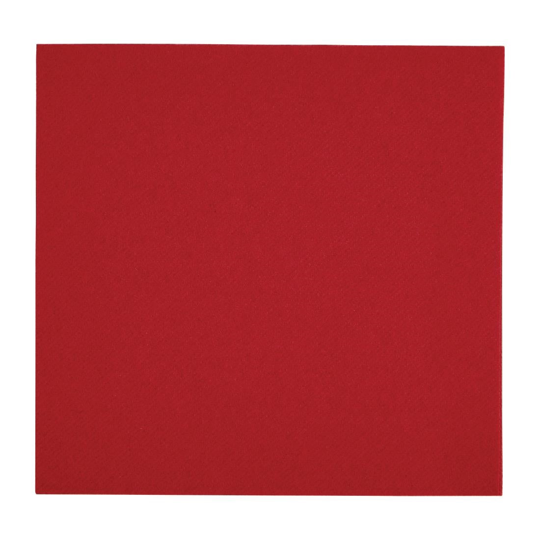 Fiesta Recyclable Premium Tablin Dinner Napkin Bordeaux 40x40cm Airlaid 1/4 Fold (Pk 500) - FE266  Fiesta