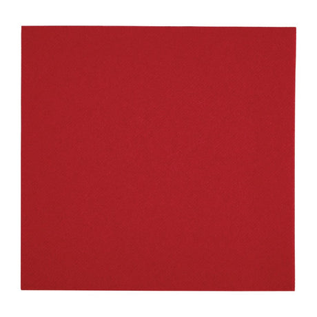 Fiesta Recyclable Premium Tablin Dinner Napkin Bordeaux 40x40cm Airlaid 1/4 Fold (Pk 500) - FE266  Fiesta