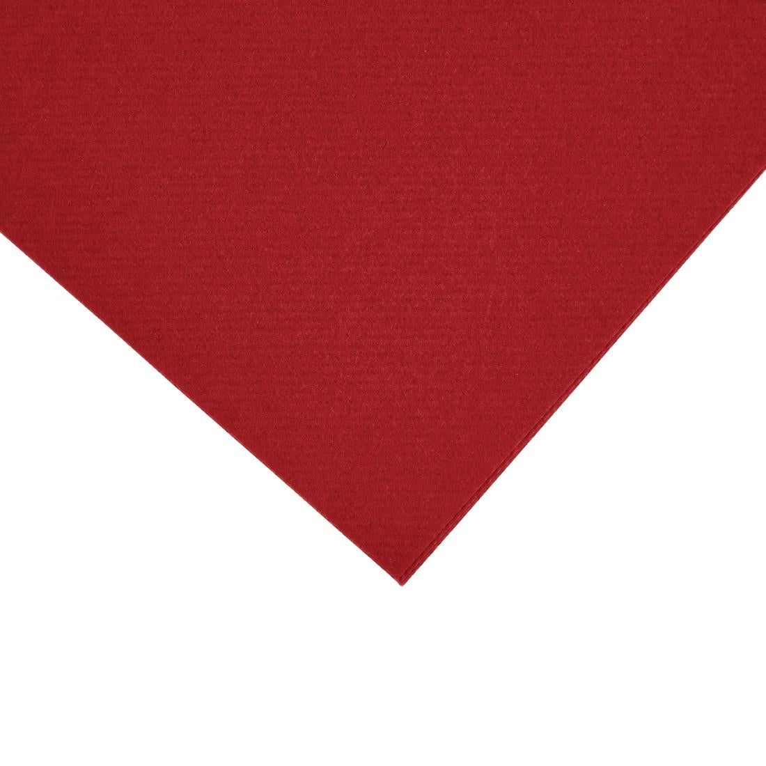 Fiesta Recyclable Premium Tablin Dinner Napkin Bordeaux 40x40cm Airlaid 1/4 Fold (Pk 500) - FE266  Fiesta