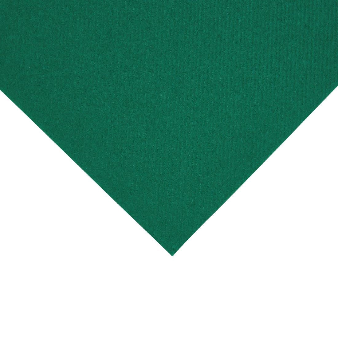 Fiesta Recyclable Premium Tablin Dinner Napkin Dark Green 40x40cm Airlaid 1/4 Fold (Pk 500) - FE268  Fiesta