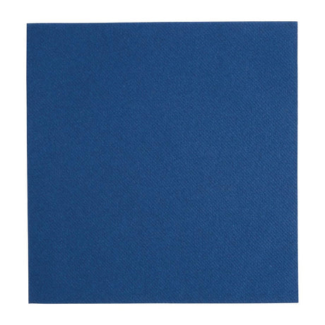 Fiesta Recyclable Premium Tablin Dinner Napkin Dark Blue 40x40cm Airlaid 1/4 Fold (Pk 500) - FE269  Fiesta