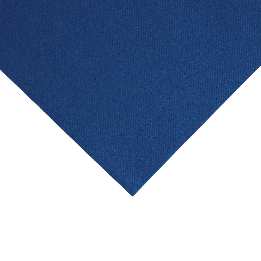 Fiesta Recyclable Premium Tablin Dinner Napkin Dark Blue 40x40cm Airlaid 1/4 Fold (Pk 500) - FE269  Fiesta