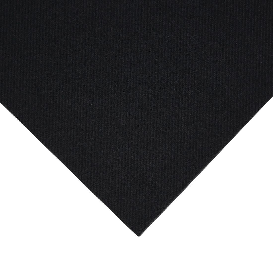 Fiesta Recyclable Premium Tablin Dinner Napkin Black 40x40cm Airlaid 1/4 Fold (Pack of 500) - FE270  Fiesta