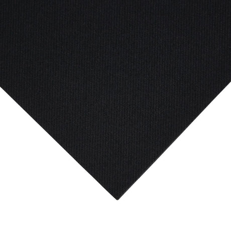 Fiesta Recyclable Premium Tablin Dinner Napkin Black 40x40cm Airlaid 1/4 Fold (Pack of 500) - FE270  Fiesta