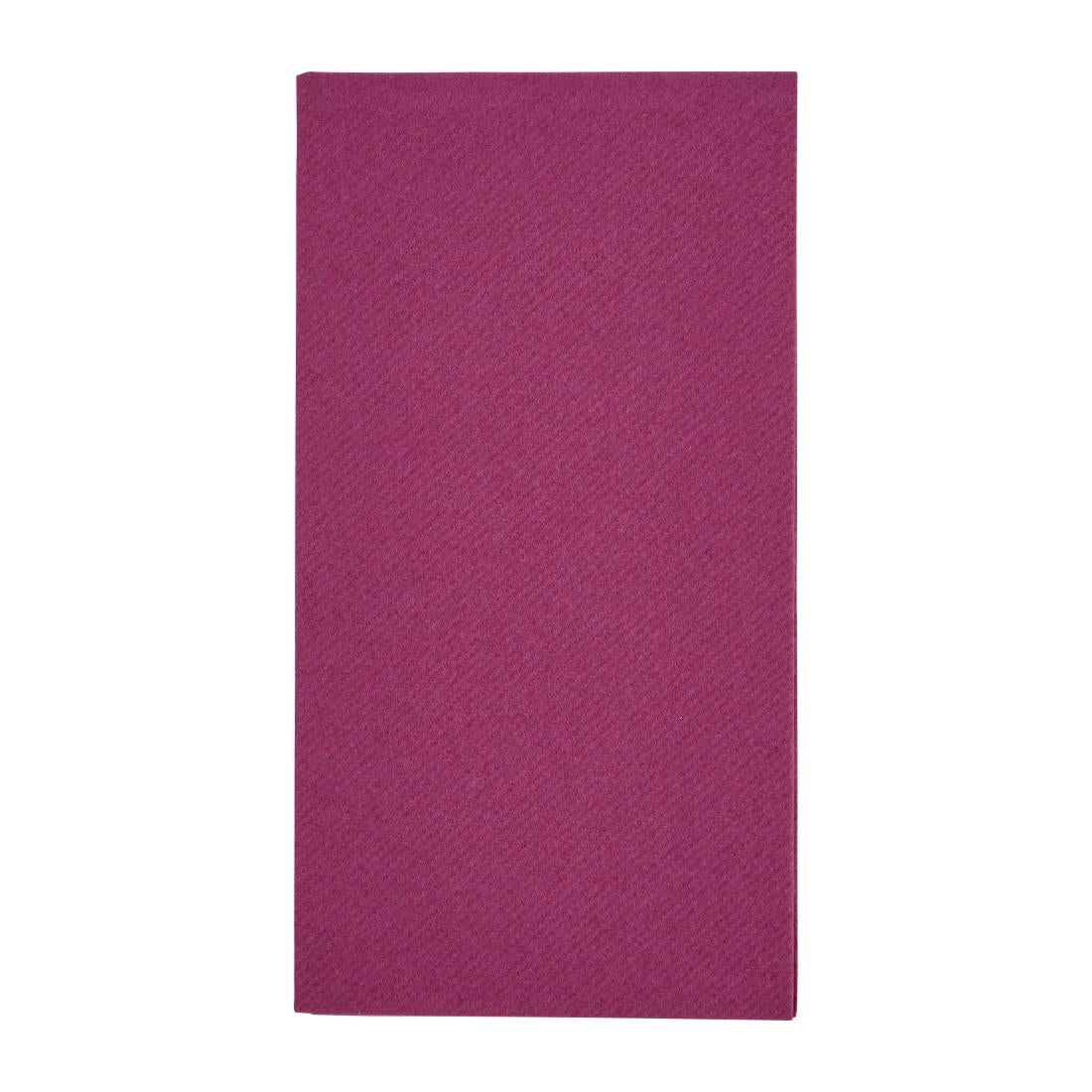 Fiesta Recyclable Premium Tablin Dinner Napkin Plum 40x40cm Airlaid 1/8 Fold (Pack of 500) - FE275  Fiesta