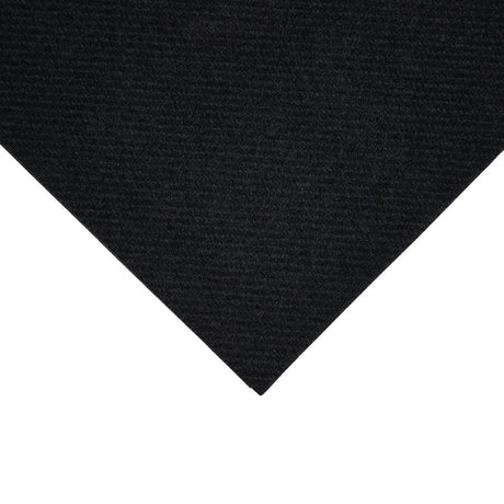 Fiesta Recyclable Premium Tablin Dinner Napkin Black 40x40cm Airlaid 1/8 Fold (Pack of 500) - FE276  Fiesta