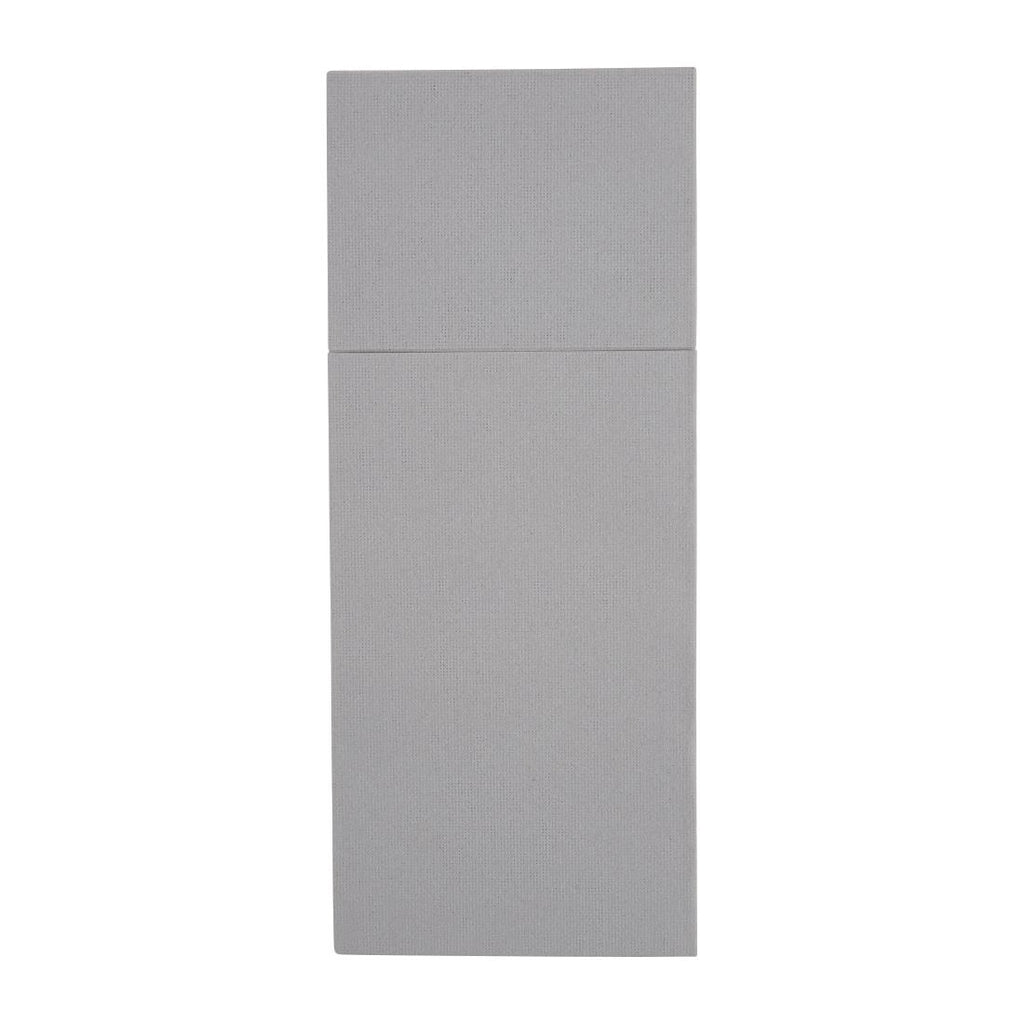 Fiesta Recyclable Premium Tablin Dinner Napkin Grey 48x40cm Airlaid Pocket Fold (Pk 400) - FE279  Fiesta