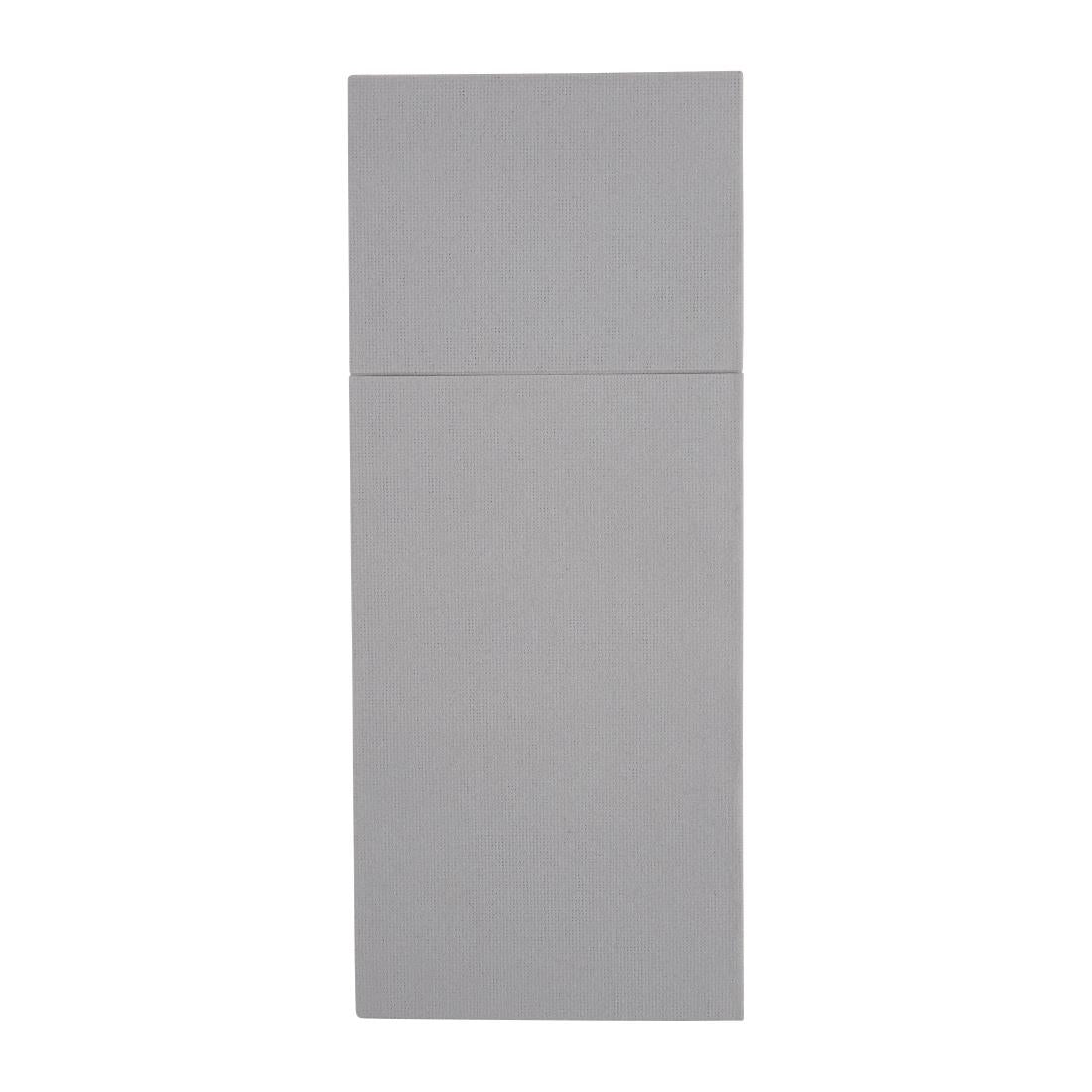 Fiesta Recyclable Premium Tablin Dinner Napkin Grey 48x40cm Airlaid Pocket Fold (Pk 400) - FE279  Fiesta